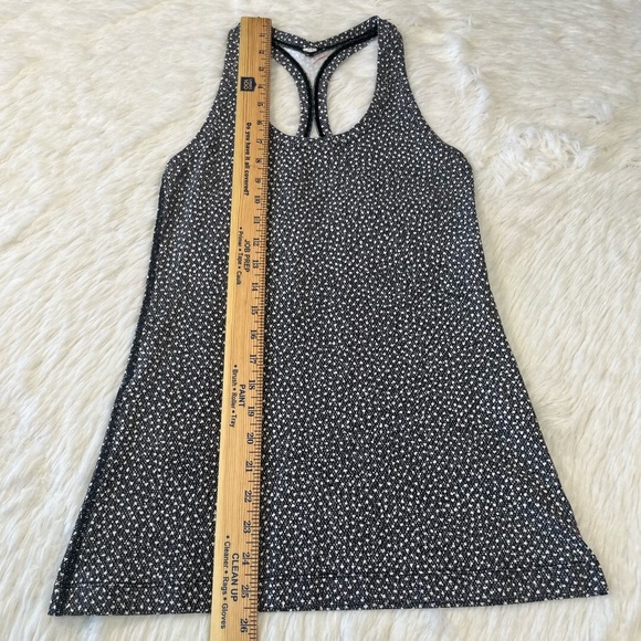 Lululemon | Cool Racerback II | Frozen Fizz White Black - Picture 8 of 8